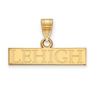 14k Gold Plated Silver Lehigh U Small Pendant